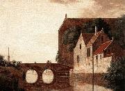 HEYDEN, Jan van der, View of a Bridge